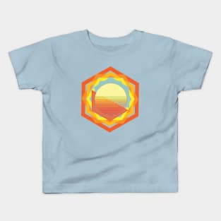 Abstract Sunset Kids T-Shirt